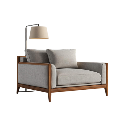 Крісло м’яке Puff Lounge Beige